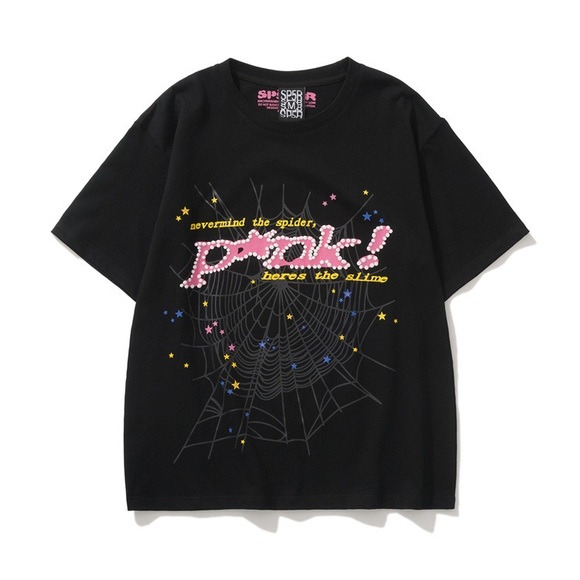 Spider Black Graphic Men's T-Shirt